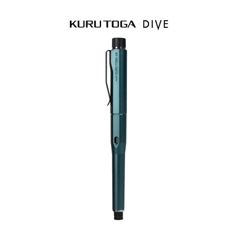 Uni Mitsubishi Kuru Toga Dive Mechanical Pencil 0.5mm Dense Green