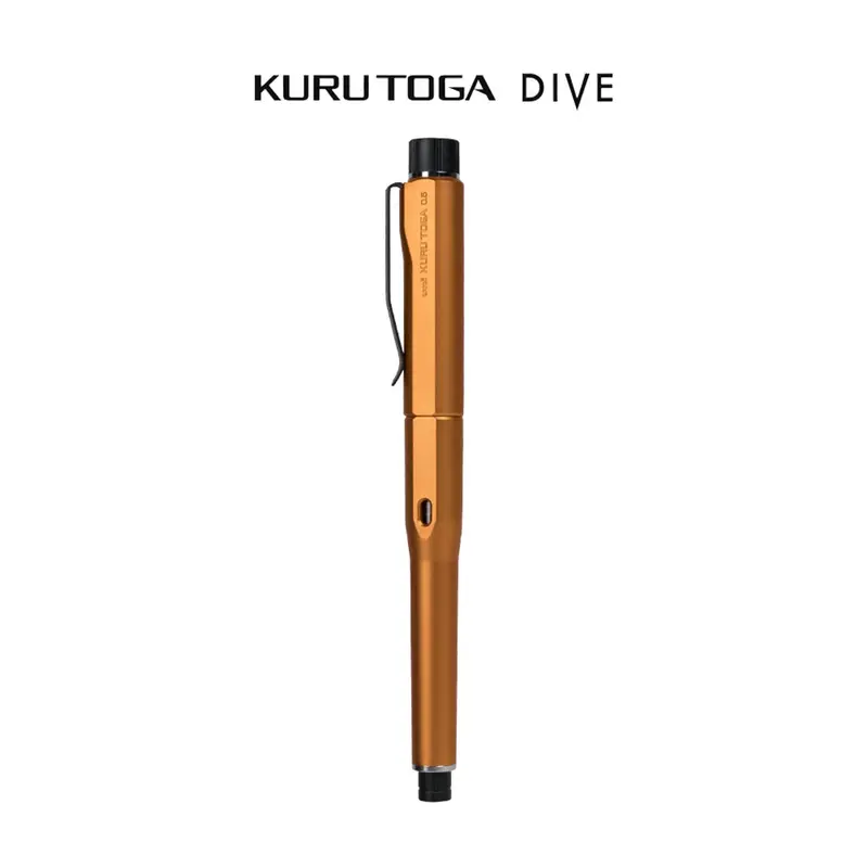 Uni Mitsubishi Kuru Toga Dive Mechanical Pencil 0.5mm Twilight Orange
