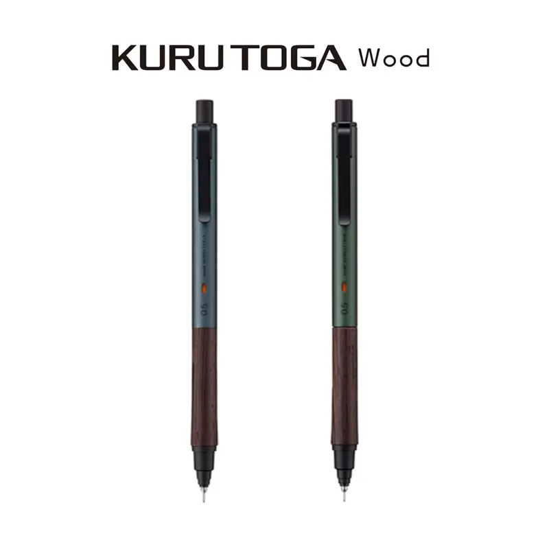 Uni Mitsubishi Kuru Toga Wood Mechanical Pencil 0.5mm