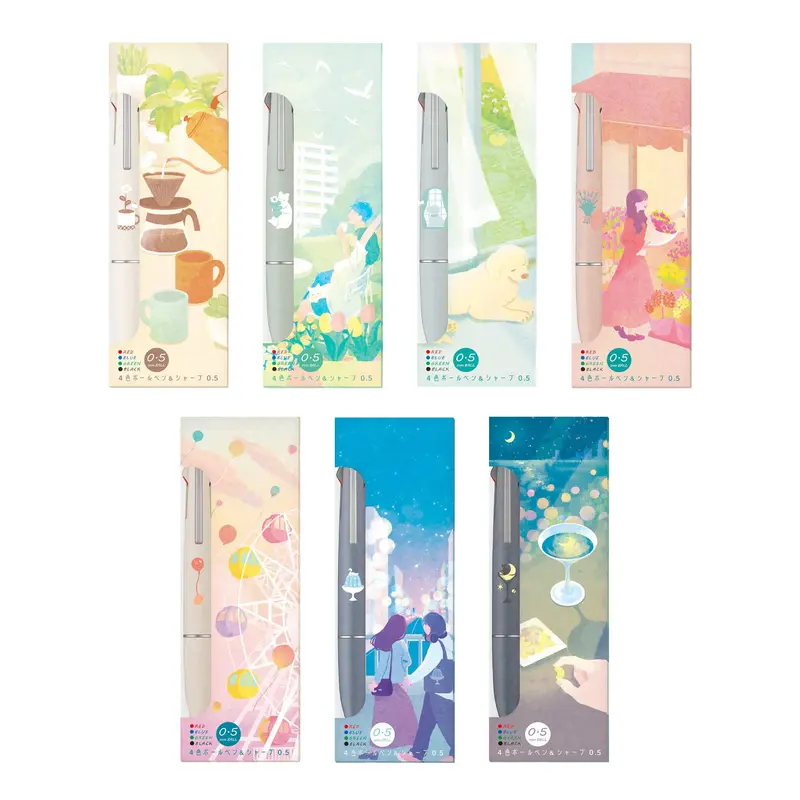 Uni Mitsubishi × Nodoka Miyashita Jetstream Lite Touch Ink 4&1 Multi Pen Limited Edition