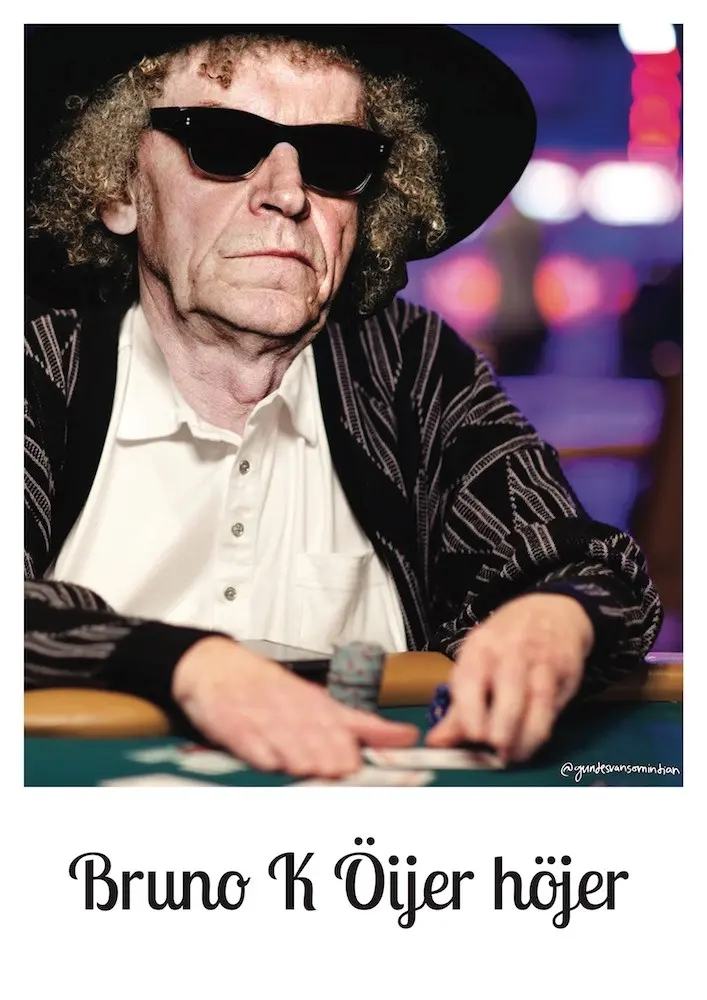 [Utförsäljning av äldre design] Bruno K Öijer höjer - A3 Poster