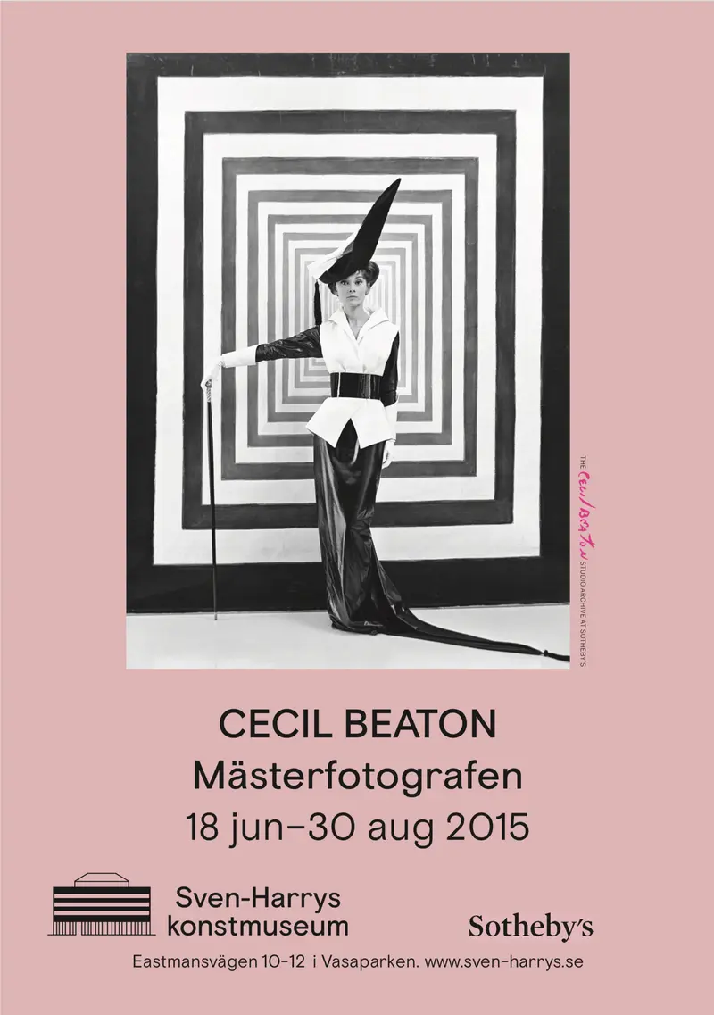 Utställningsposter till "Cecil Beaton - Mästerfotografen"