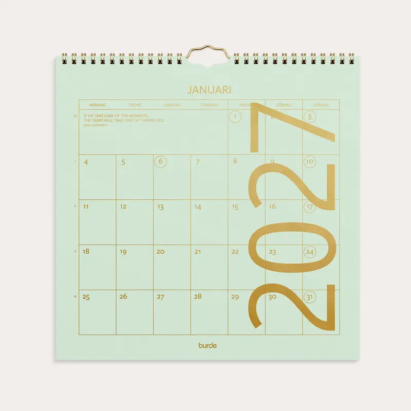 Väggkalender 2027 Color