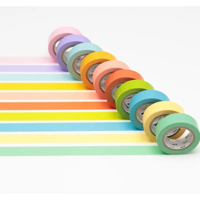 Washi Tape 10-pack - Light colors 2