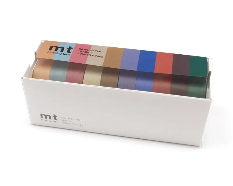 Washi Tape 10-pack - Muted color