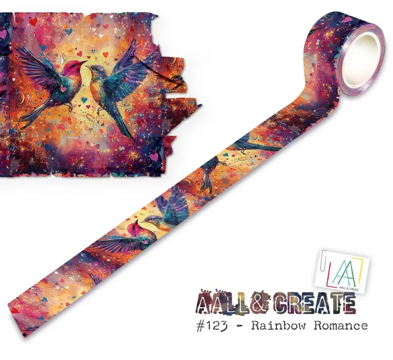 Washi tape #123 Autour de Mwa - Rainbow Romance