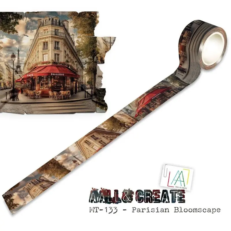 Washi tape #133 Autour de Mwa - Parisian Bloomscape