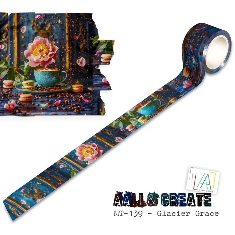 Washi tape #139 Autour de Mwa - Glacier Grace