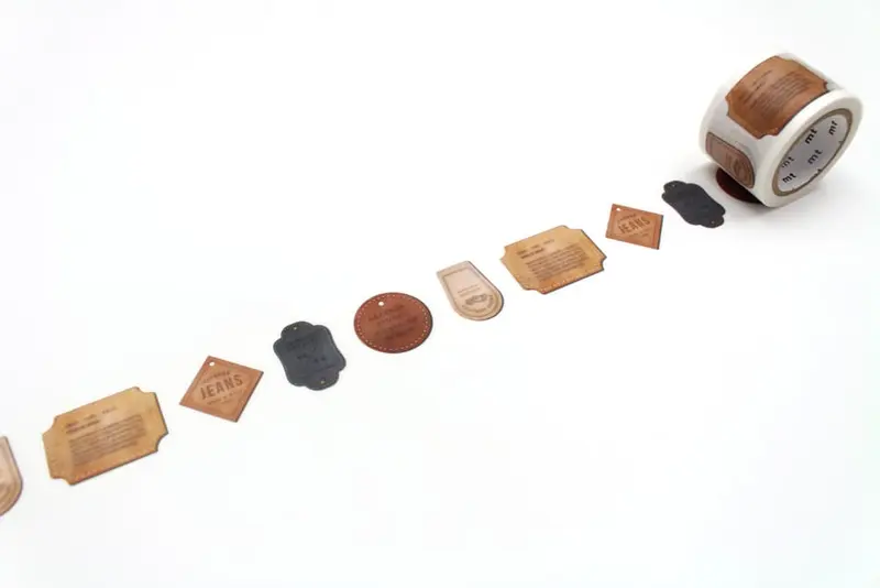 Washi Tape Ex - Leather tag