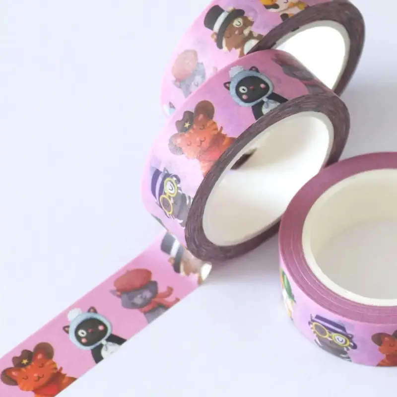 Washi tape Hop & Flop - Cats in Hats