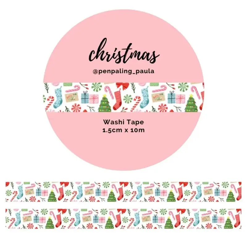 Washi tape - Penpaling Paula 15 mm - Christmas