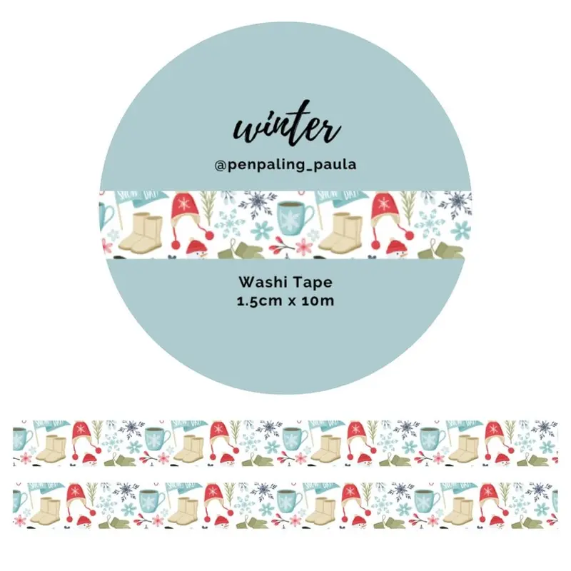 Washi tape - Penpaling Paula 15 mm - Winter