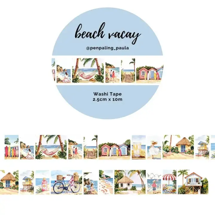 Washi tape - Penpaling Paula 25 mm - Beach Vacay