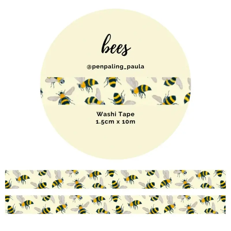 Washi tape - Penpaling Paula - Bees 15 mm