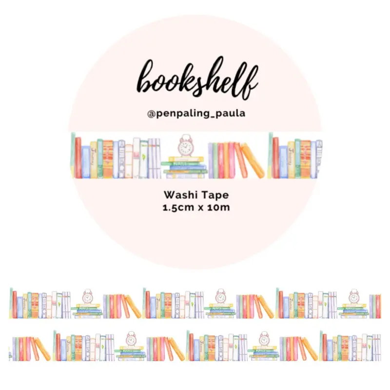Washi tape - Penpaling Paula - Bookshelf 15 mm
