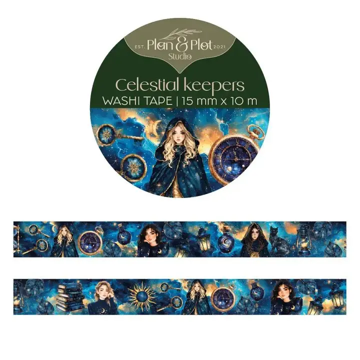 Washi tape Plan & Plot - Celestial Keepers 15 mm