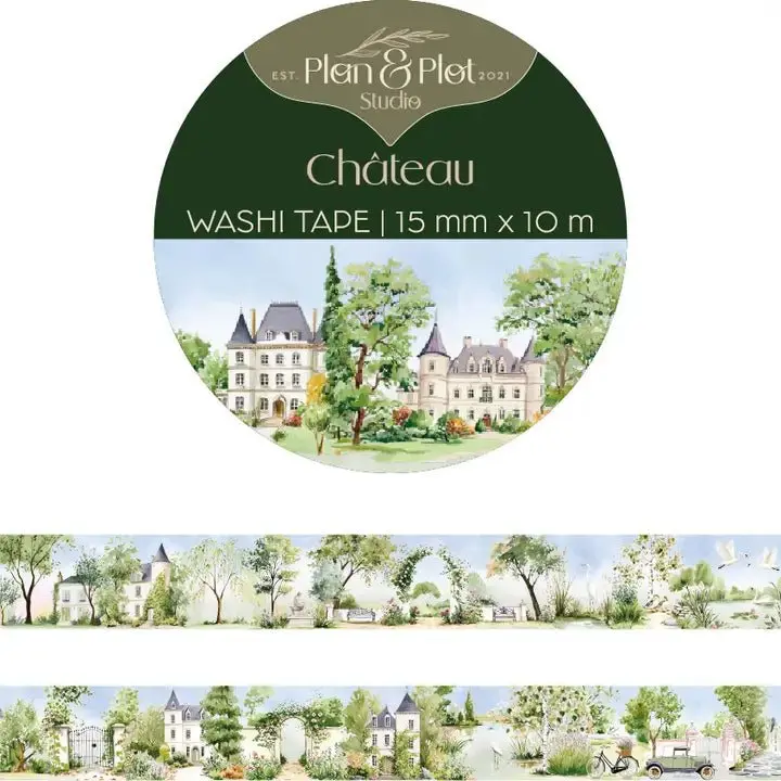 Washi tape Plan & Plot - Château 15 mm