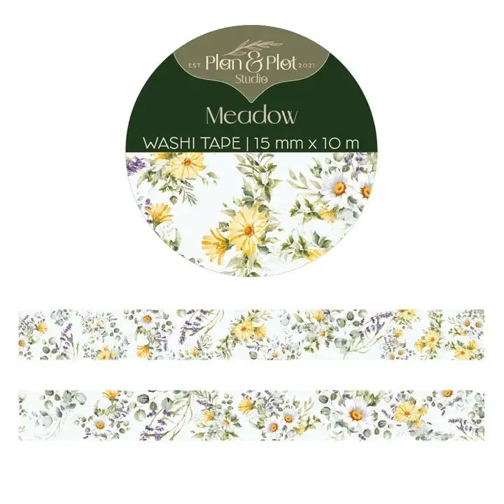 Washi tape Plan & Plot - Meadow 15 mm