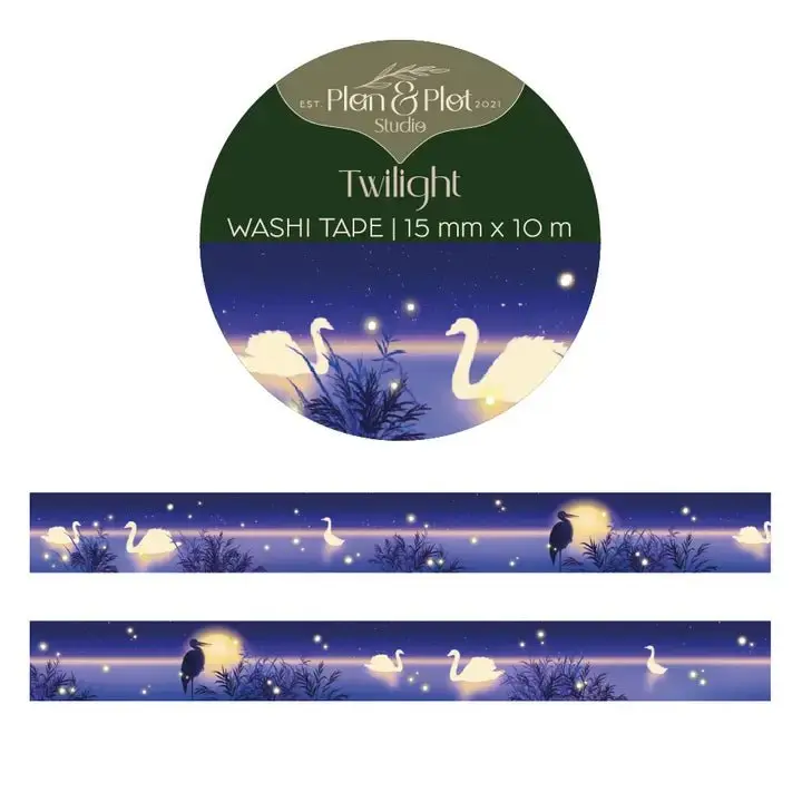 Washi tape Plan & Plot - Twillight 15 mm