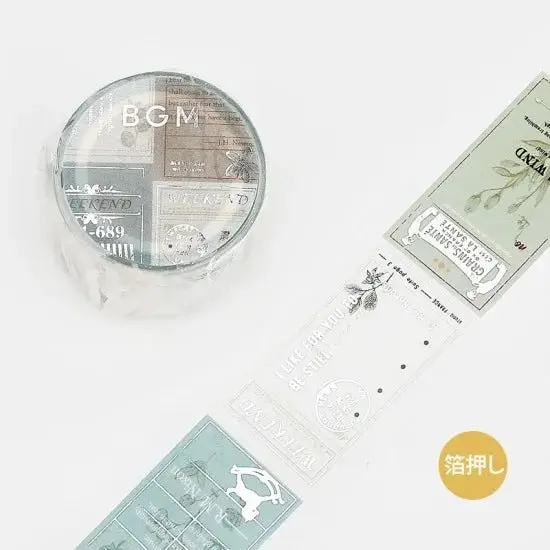 Washi Tape Special poem - Botanical