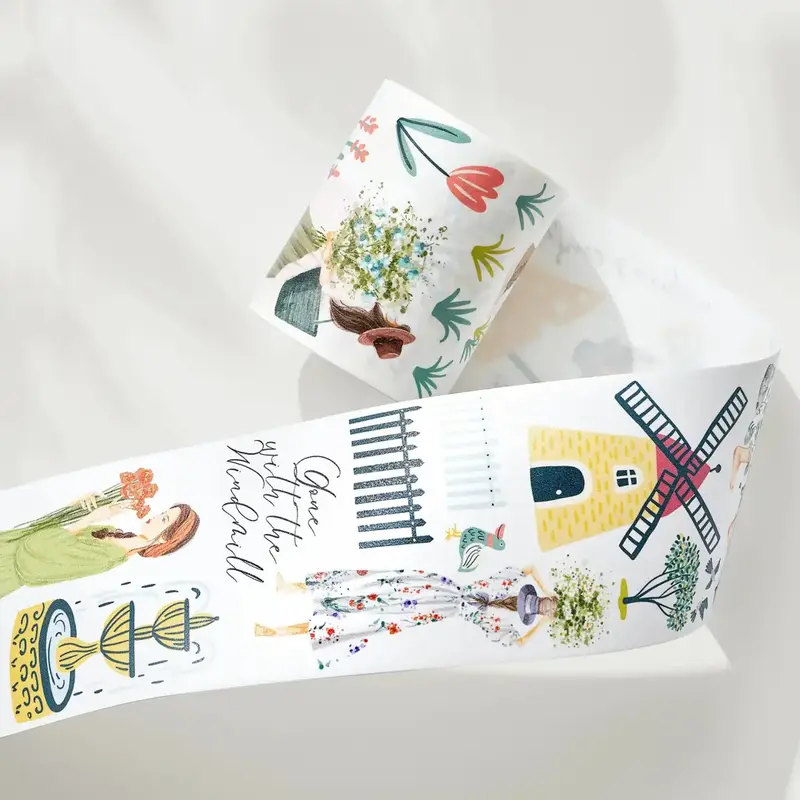 Washi tape Tranquil Moments in Rotterdam Wide - 55 mm