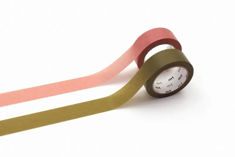 Washi Tape - Upcycled - 2-pack Rose pink Uguisu