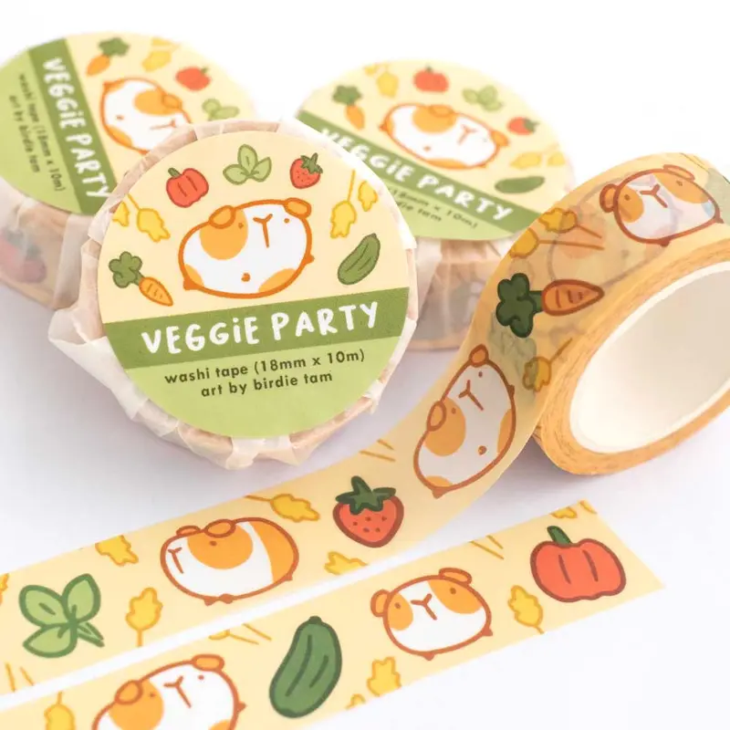 Washi tape - Veggie Party