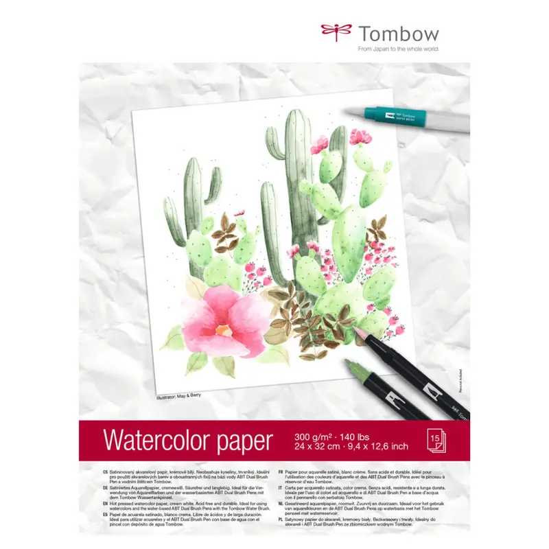 Watercolor paper Akvarellblock - A4