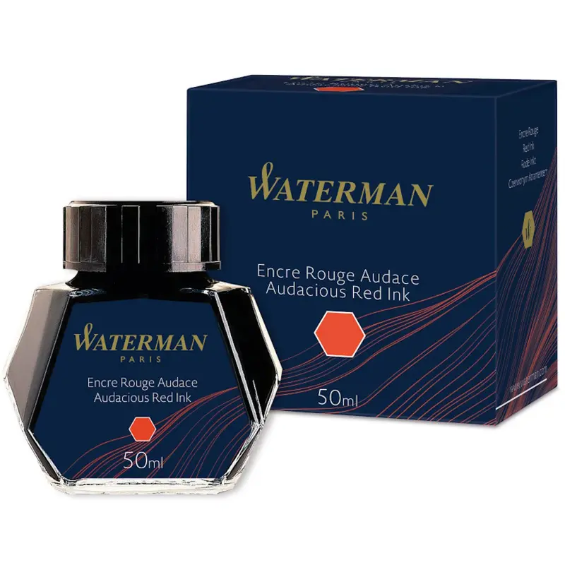 Waterman Ink Bottle Red Ink