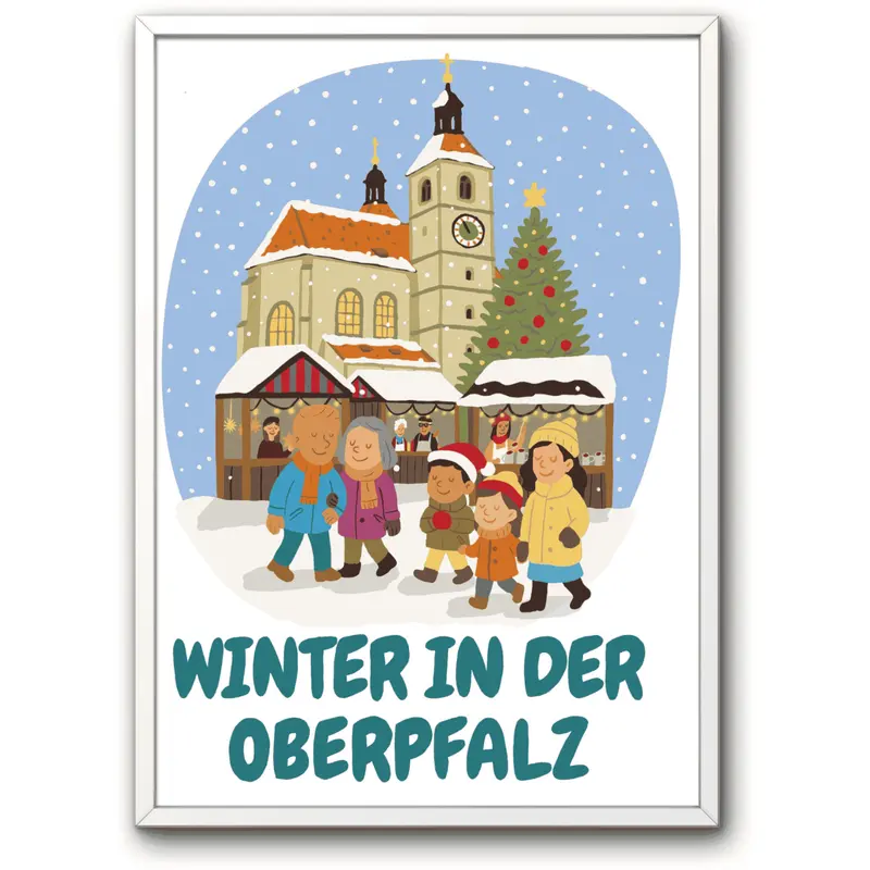 Winter in der Oberpfalz Poster