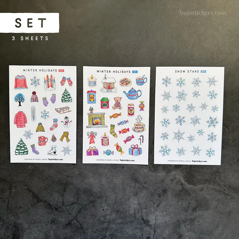 Winter SET of 3