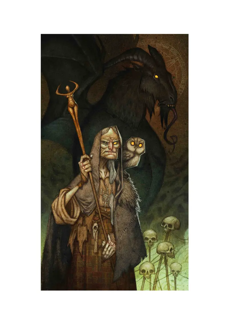 WITCH - SIGNED ART PRINT