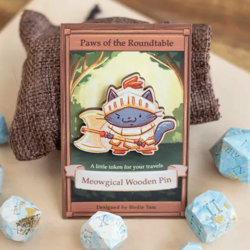Wooden pin - PotRT, Knight
