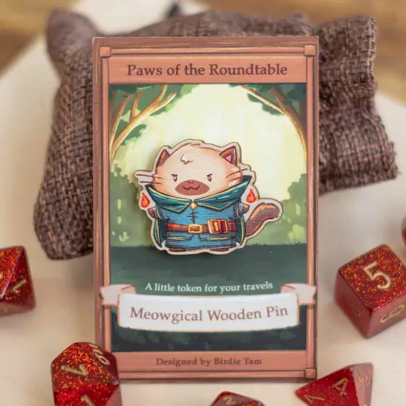 Wooden pin - PotRT, Sorcerer