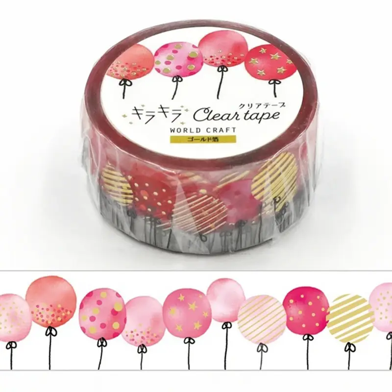 World Craft Kira Kira Clear Tape - Balloon