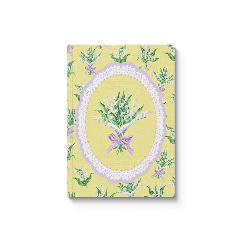 Yellow Lily of The Valley Vignette (A6)
