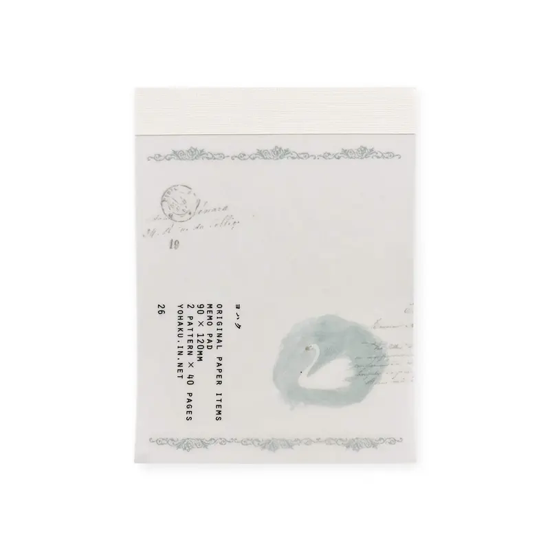 Yohaku Memo Pad M-195 Swan