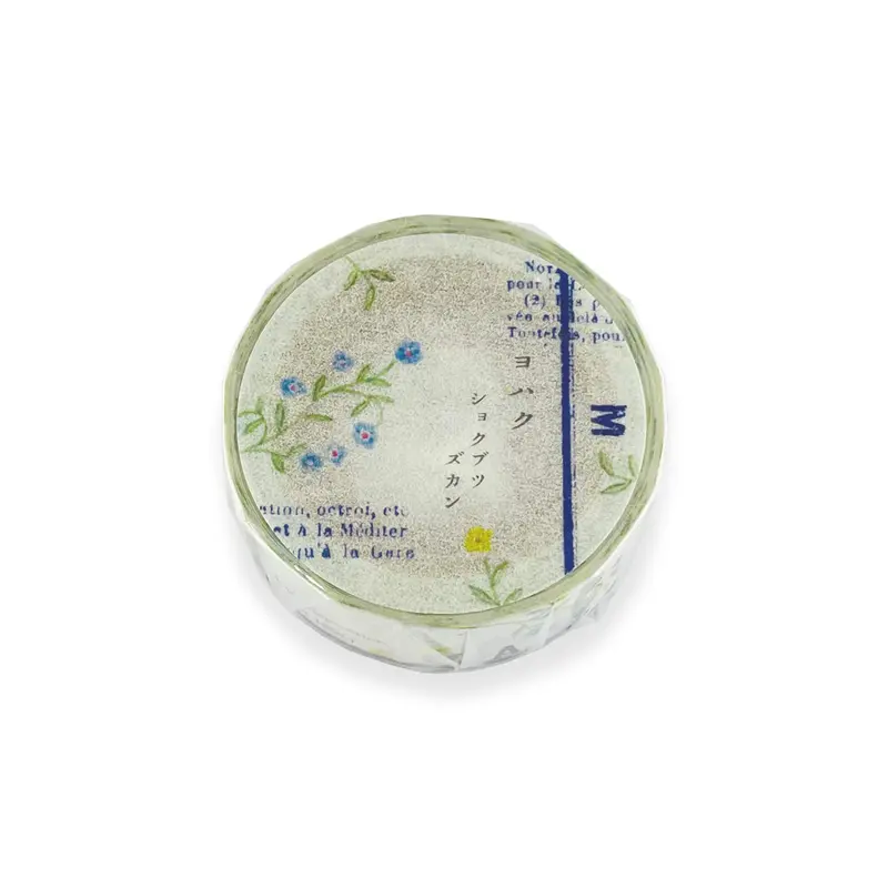 Yohaku Washi Tape Y-154 Botanical Archive