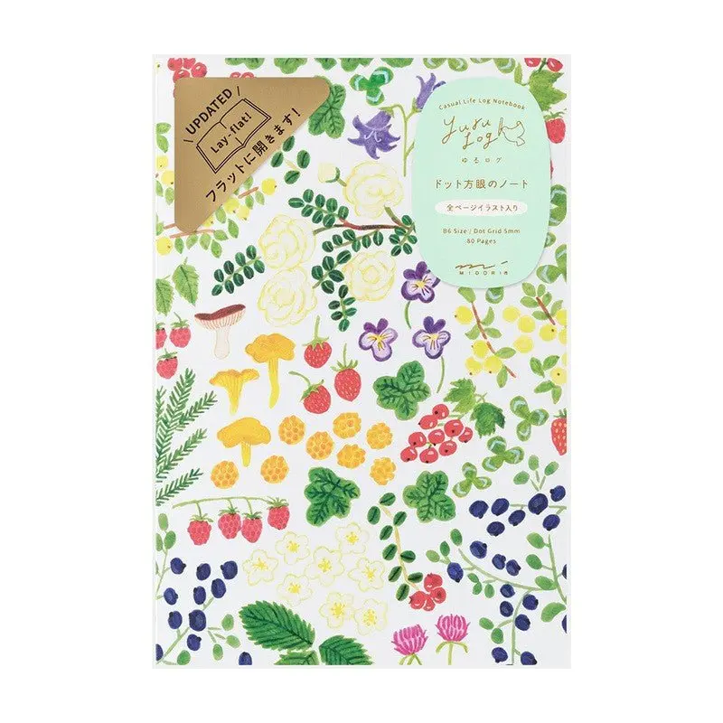 Yuru Log Notebook B6 Dotted - Scandinavia