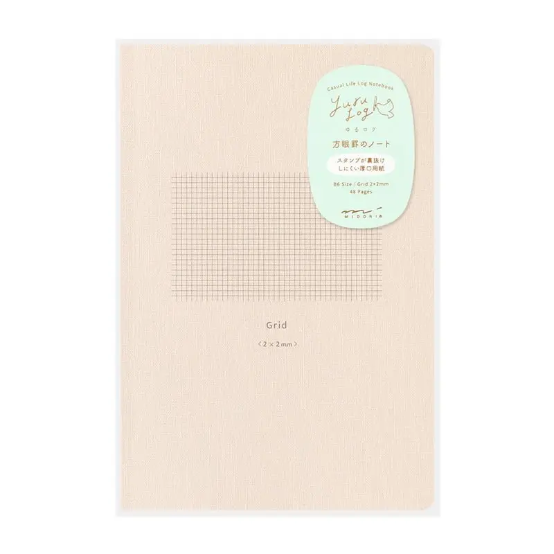 Yuru Log Notebook B6 - Grid