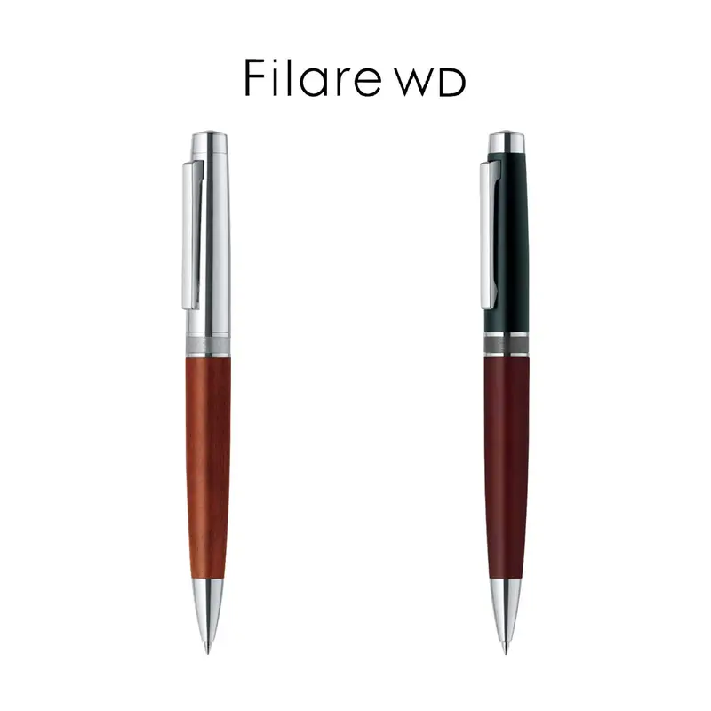 Zebra Filare Wood Ballpoint Pen Twist Type