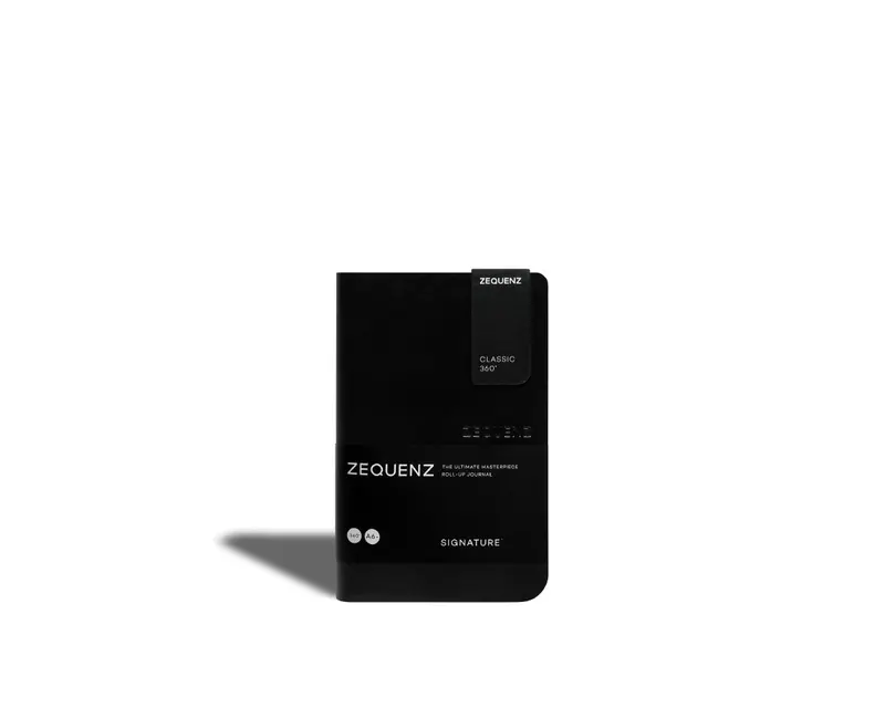 Zequenz - Linjerad anteckningsbok - Signature Classic A6- Svart
