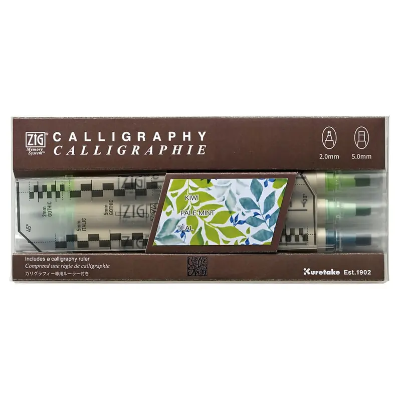 ZIG Calligraphy - Memory system MS-3400 3-pack - Forest