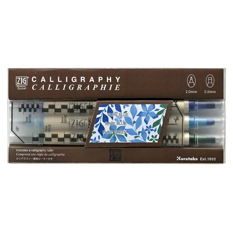 ZIG Calligraphy - Memory system MS-3400 3-pack - Lagoon