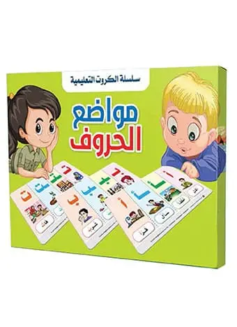 مواضع الحروف العربية
